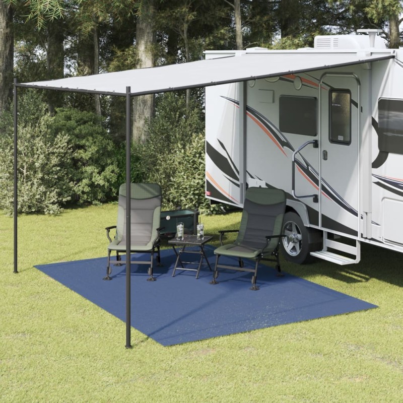 Tapis de tente bleu 3,5x2,5 m 