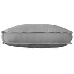 Coussin de palette pour dossier Gris 70x40x12 cm Tissu Oxford 