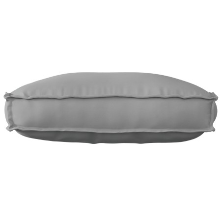 Coussin de palette pour dossier Gris 70x40x12 cm Tissu Oxford 