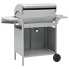 Barbecue à gaz 4+1 zones de cuisson Argenté Inox  