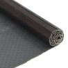 Tapis rectangulaire marron foncé 70x100 cm bambou 