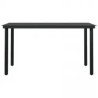 Ensemble à manger de jardin avec coussins 7 pcs Noir 