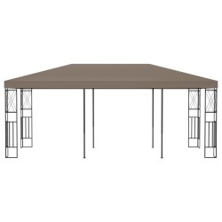 Belvédère 6x3 m Taupe Tissu 