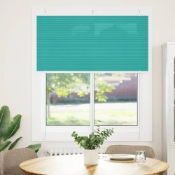 Store plissé vert pétrole 115x100cm largeur du tissu 114,4cm 