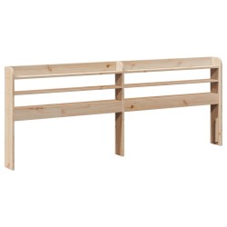 Cadre de lit avec tête de lit 200x200 cm Bois de pin massif 
