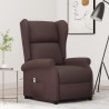 Fauteuil Marron foncé Tissu 
