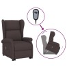 Fauteuil Marron foncé Tissu 