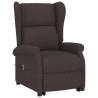 Fauteuil Marron foncé Tissu 