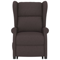 Fauteuil Marron foncé Tissu 