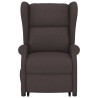 Fauteuil Marron foncé Tissu 
