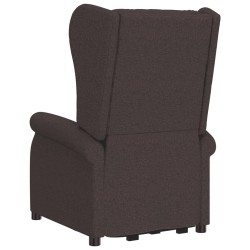 Fauteuil Marron foncé Tissu 