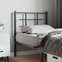 Tête de lit métal noir 75 cm 