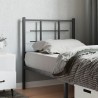Tête de lit métal noir 75 cm 