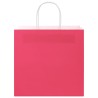 Sacs en papier 50 pcs avec poignées rose 26x17x25 cm 