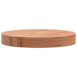 Dessus de table Ø30x4 cm rond bois massif de hêtre 