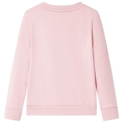 Sweatshirt pour enfants rose clair 140 