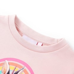 Sweatshirt pour enfants rose clair 140 