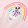 Sweatshirt pour enfants rose clair 140 