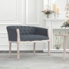 Banc Gris foncé 98x56x69 cm Velours 