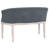 Banc Gris foncé 98x56x69 cm Velours 