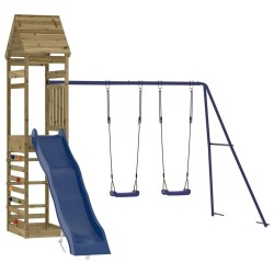 Aire de jeux d'extérieur bois de pin imprégné 