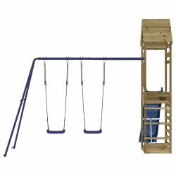 Aire de jeux d'extérieur bois de pin imprégné 