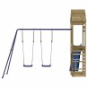 Aire de jeux d'extérieur bois de pin imprégné 