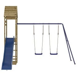 Aire de jeux d'extérieur bois de pin imprégné 