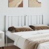 Tête de lit métal blanc 135 cm 