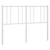 Tête de lit métal blanc 135 cm 