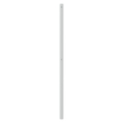Tête de lit métal blanc 135 cm 