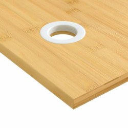 Dessus de bureau 80x40x1,5 cm bambou 