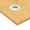 Dessus de bureau 80x40x1,5 cm bambou 