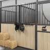 Porte-bride avec 9 crochets tournants noir acier 