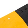 Ralentisseurs 5 pcs Jaune et noir 97x32,5x4 cm Caoutchouc 