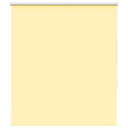 Store enrouleur occultant jaune largeur du tissu 136,6 cm 
