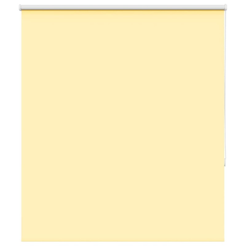 Store enrouleur occultant jaune largeur du tissu 136,6 cm 