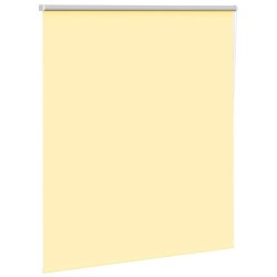 Store enrouleur occultant jaune largeur du tissu 136,6 cm 
