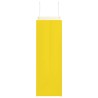 Sacs en papier 50 pcs avec poignées jaune 26x12x35 cm 