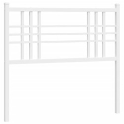 Tête de lit métal blanc 100 cm 