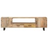 Meuble TV 160x30x45 cm Bois massif de manguier 