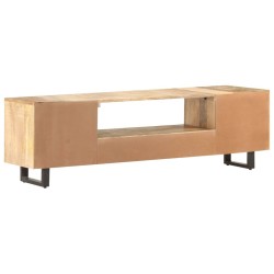 Meuble TV 160x30x45 cm Bois massif de manguier 