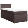 Sommier à lattes de lit avec matelas Marron foncé 90x200 cm 