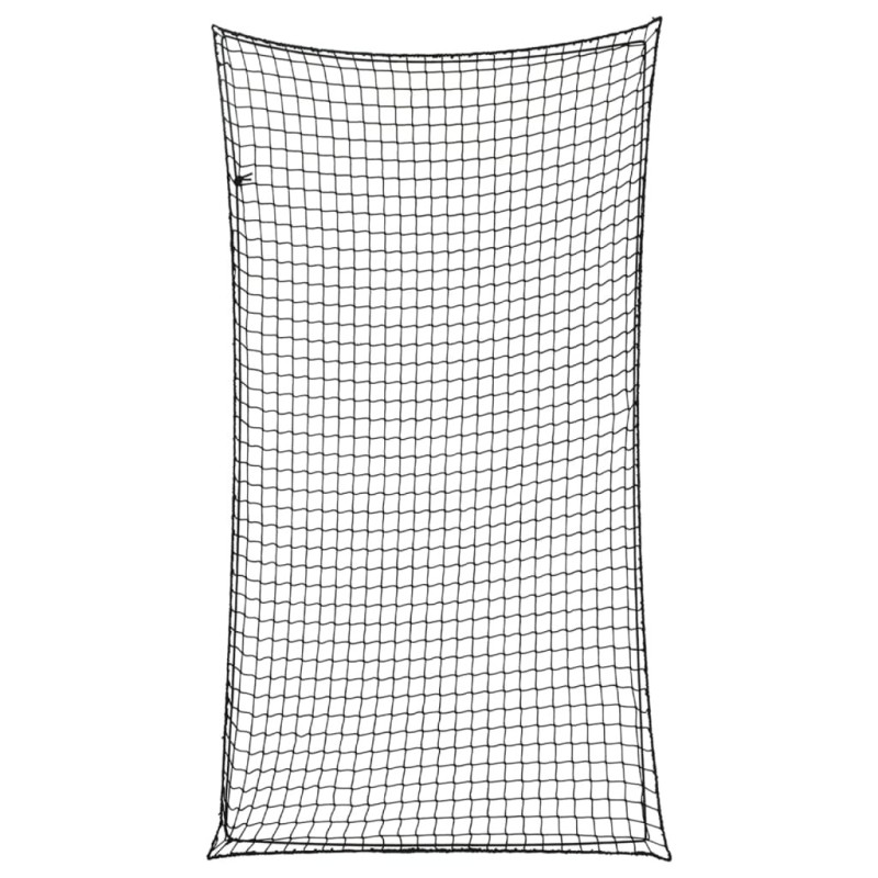 Filet pour remorque avec corde élastique noir 3x1,65 m PP 