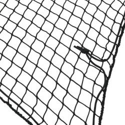 Filet pour remorque avec corde élastique noir 3x1,65 m PP 