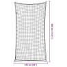 Filet pour remorque avec corde élastique noir 3x1,65 m PP 