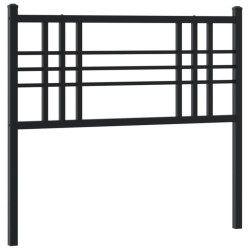 Tête de lit métal noir 107 cm 
