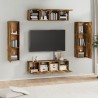 Ensemble de meubles TV 6 pcs Chêne fumé Bois d'ingénierie 