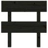 Tête de lit Noir 78,5x3x81 cm Bois massif de pin 