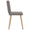 Chaises à manger lot de 6 taupe tissu 